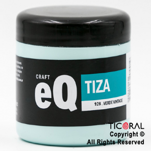 PINTURA TIZA EQ 928 VERDE VINTAGE 200 CC X 3 UNIDADES